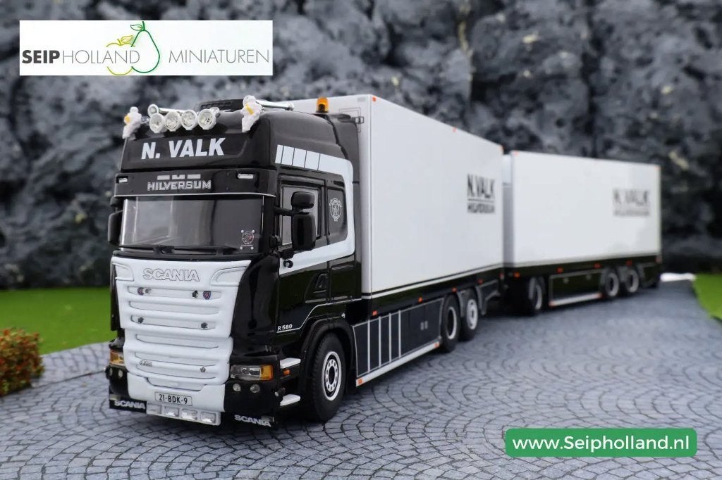 WSI Nick Valk Scania Streamline truck aanhanger koeler, Hobby en Vrije tijd, Info@seipholland.nl, NL, Nieuw, Ophalen of Verzenden