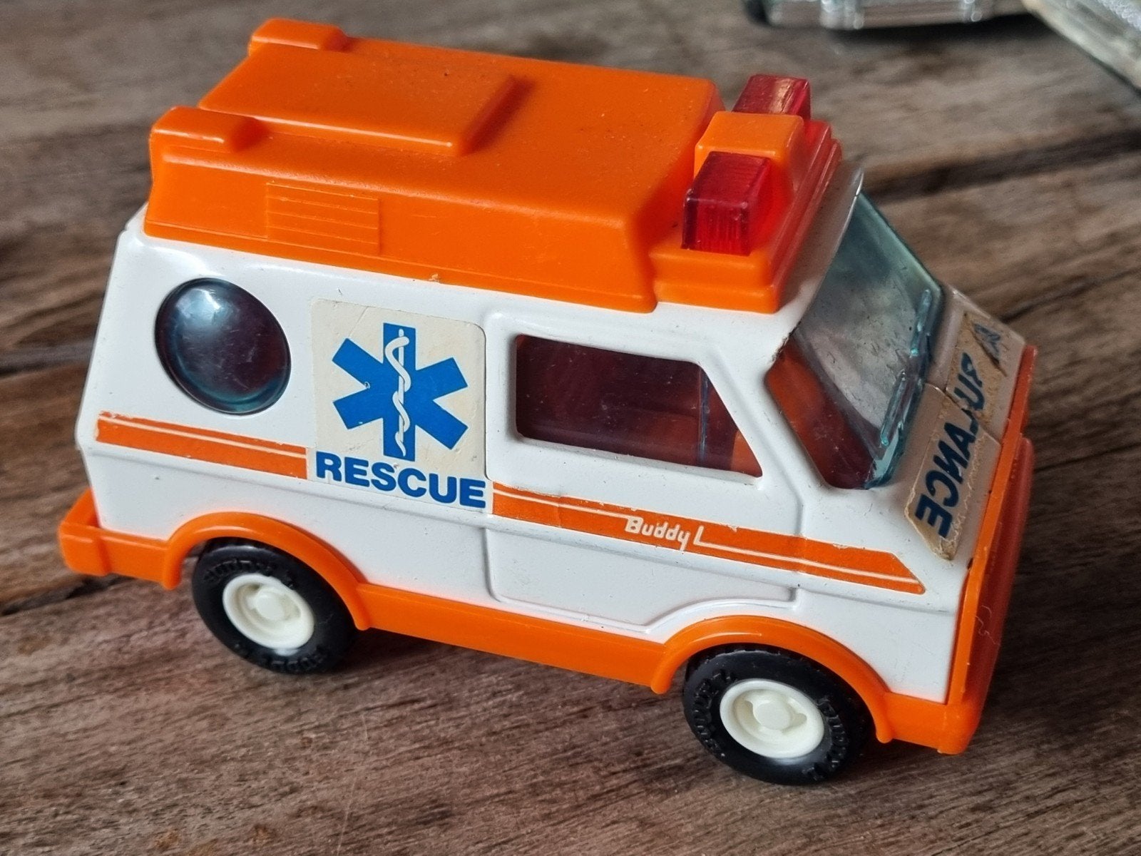 Vintage Buddy L Ambulance Speelgoedauto - Japan, Ophalen of Verzenden, Gebruikt