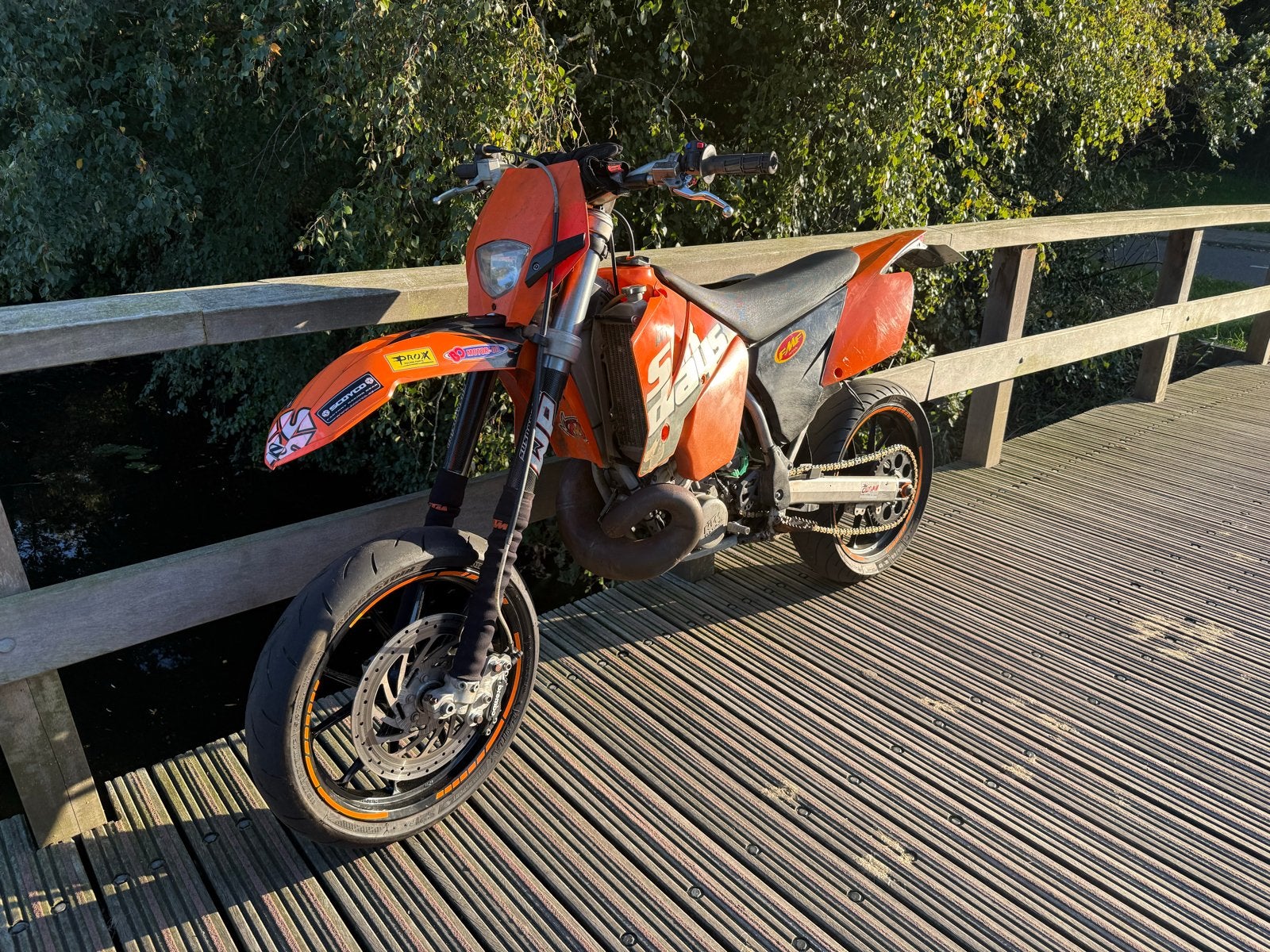 KTM exc250 2takt supermoto A1 kenteken, Gebruikt, Particulier, 11 kW of minder, Handgeschakeld