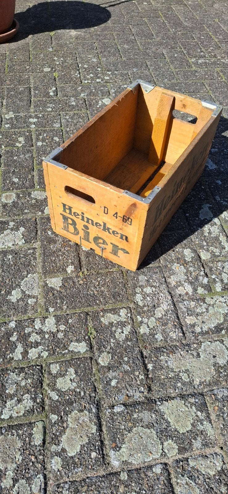 Vintage Heineken Bierkrat Houten Kist, Ophalen