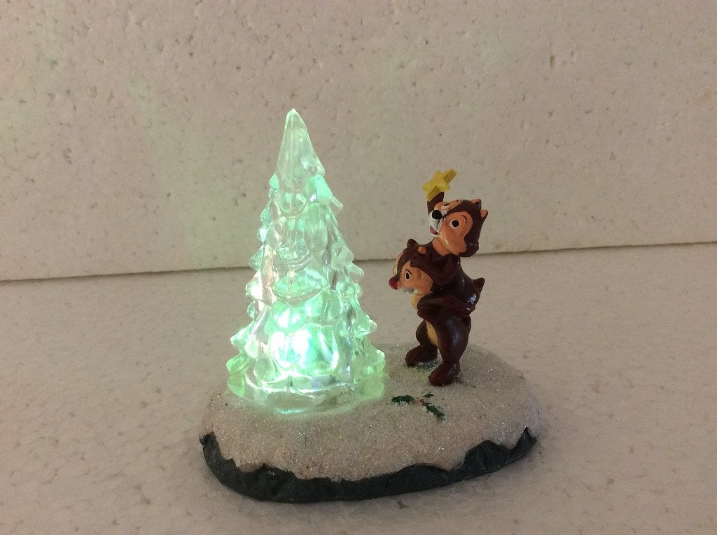 Disney Knabbel en Babbel - beeldje - led verlichting, Ophalen of Verzenden, Overige figuren, Zo goed als nieuw, Beeldje of Figuurtje