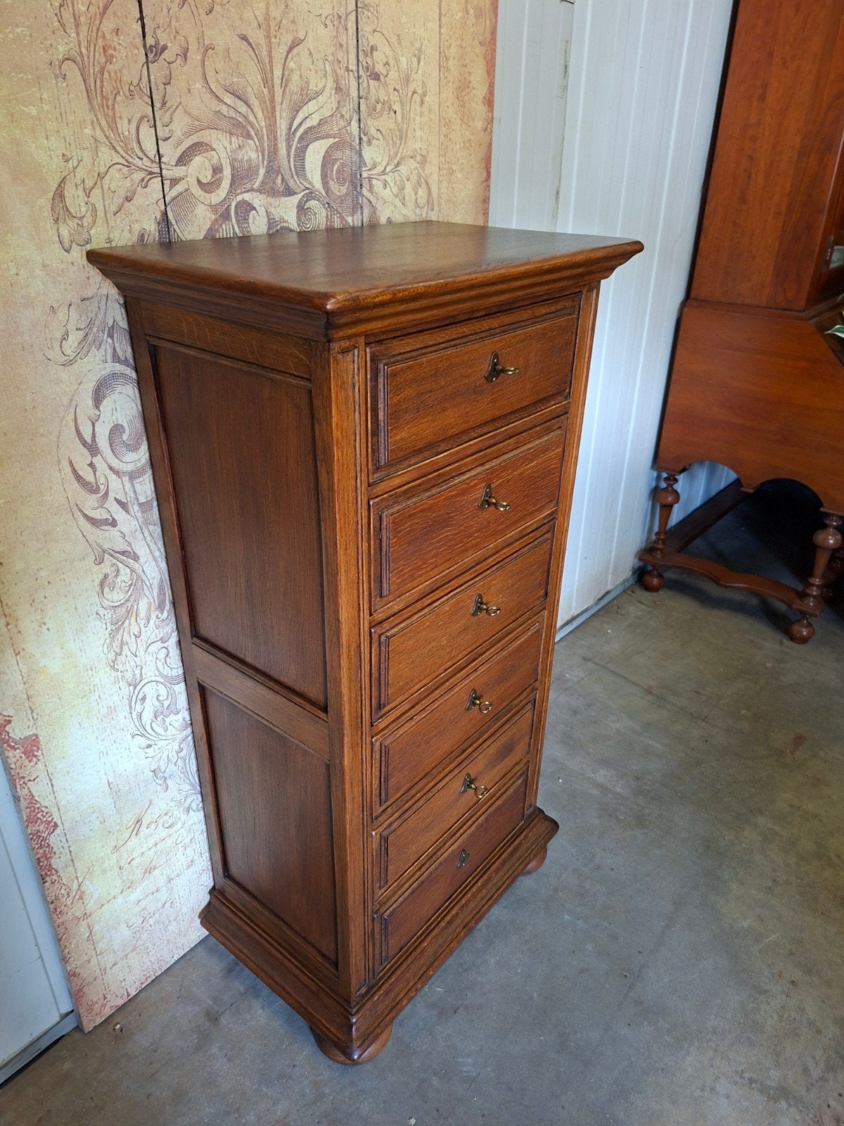 Klassieke engelse ladekast, apothekerskast, archiefkast, Huis en Inrichting, Kasten | Ladekasten, 5 laden of meer, Ophalen of Verzenden