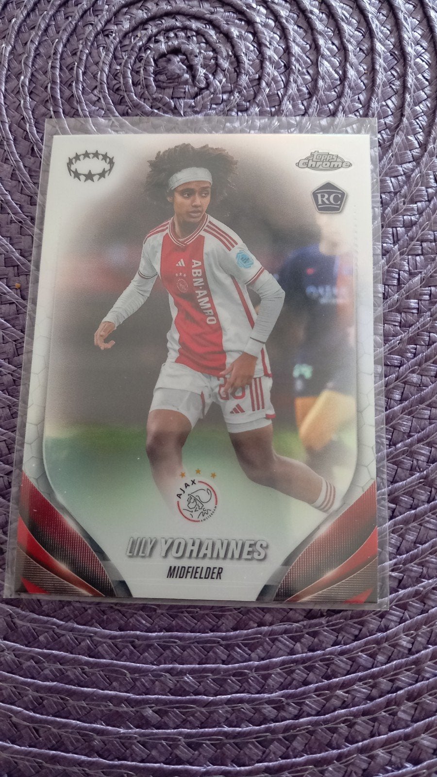 Topps Chrome Lily Yohannes Refractor Ajax Spelerskaart, Verzenden, Nieuw, Ajax, Spelerskaart