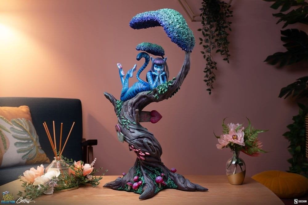 Sideshow Fairytale Fantasies Statue Lady Cheshire Cat, Ophalen of Verzenden, Nieuw, Fantasy