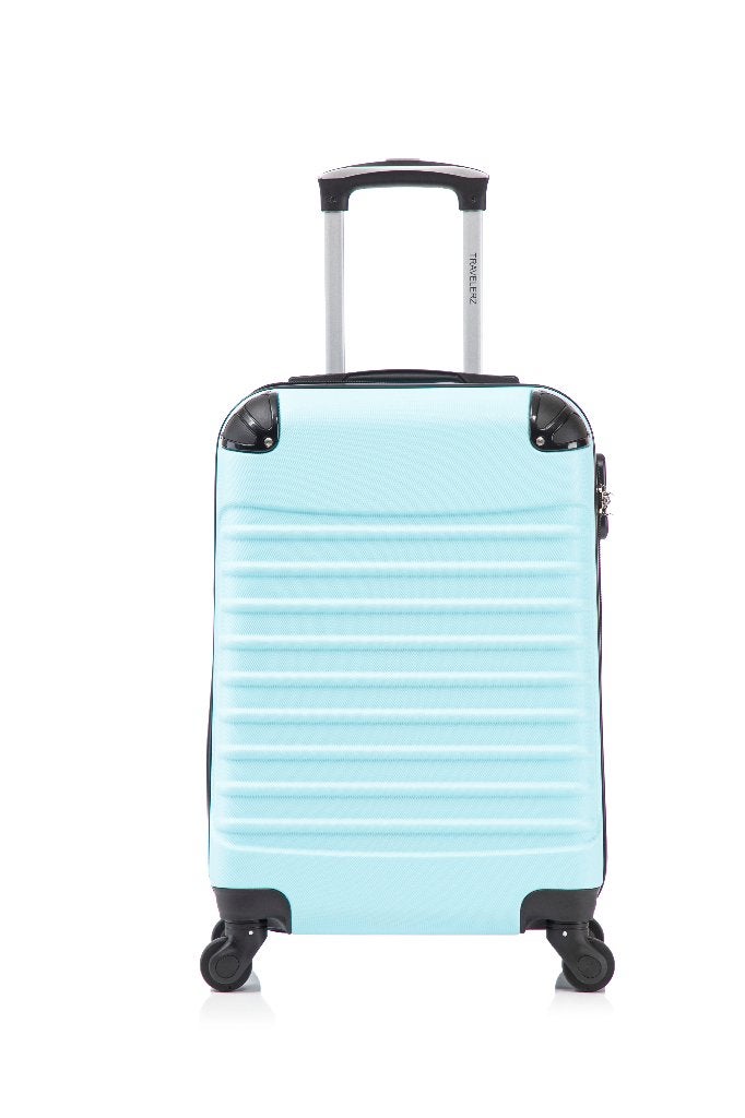 Travelerz Rome L Koffer – 69L – ABS – ijsblauw – Cijferslot, Nieuw, Ophalen of Verzenden, Babijhandel@gmail.com, 35 tot 45 cm