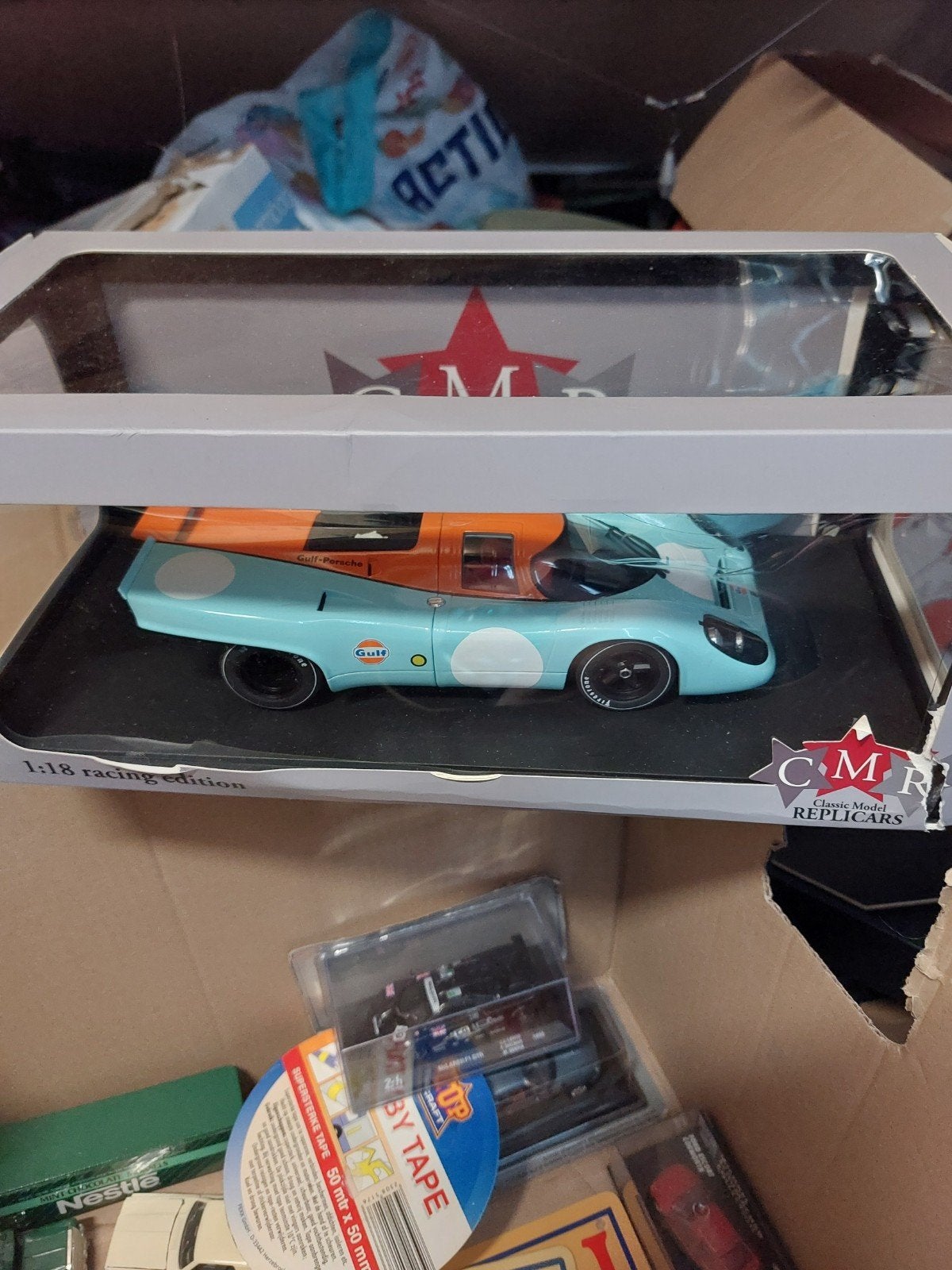CMR Classic Model Replicars Gulf Porsche 917K 1:18, Hobby en Vrije tijd, Modelauto's | 1:18, Ophalen of Verzenden, Zo goed als nieuw
