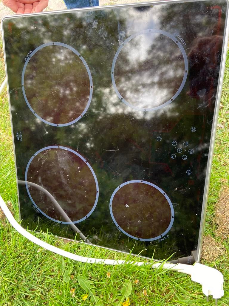 IKEA Whirlpool Inductiekookplaat 4 zones, Ophalen, Gebruikt, 4 kookzones, Inbouw