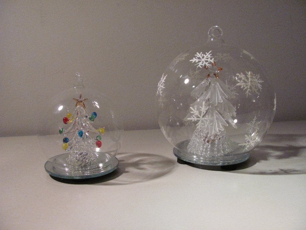 2x kerstbal kerstboom decoratie / Kerstballen, Ophalen of Verzenden, Zo goed als nieuw