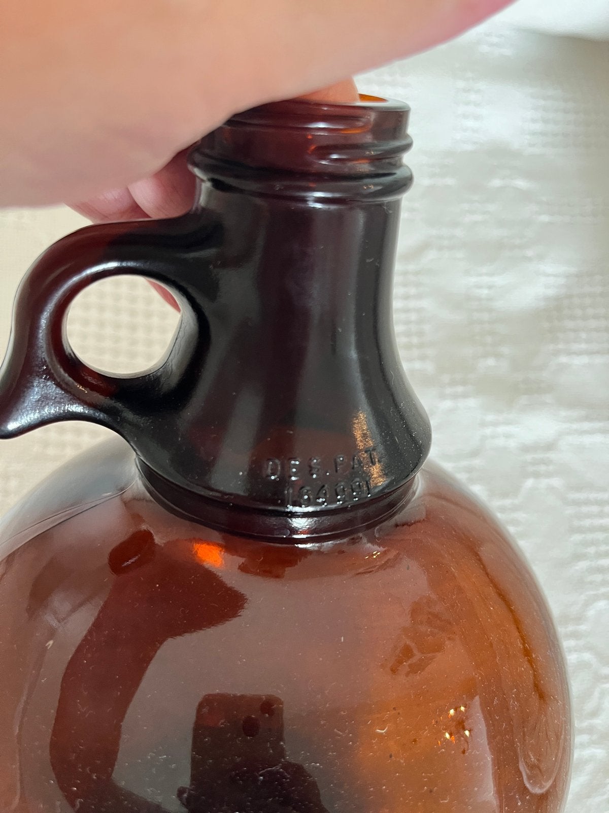 Vintage bruine flessen, Ophalen