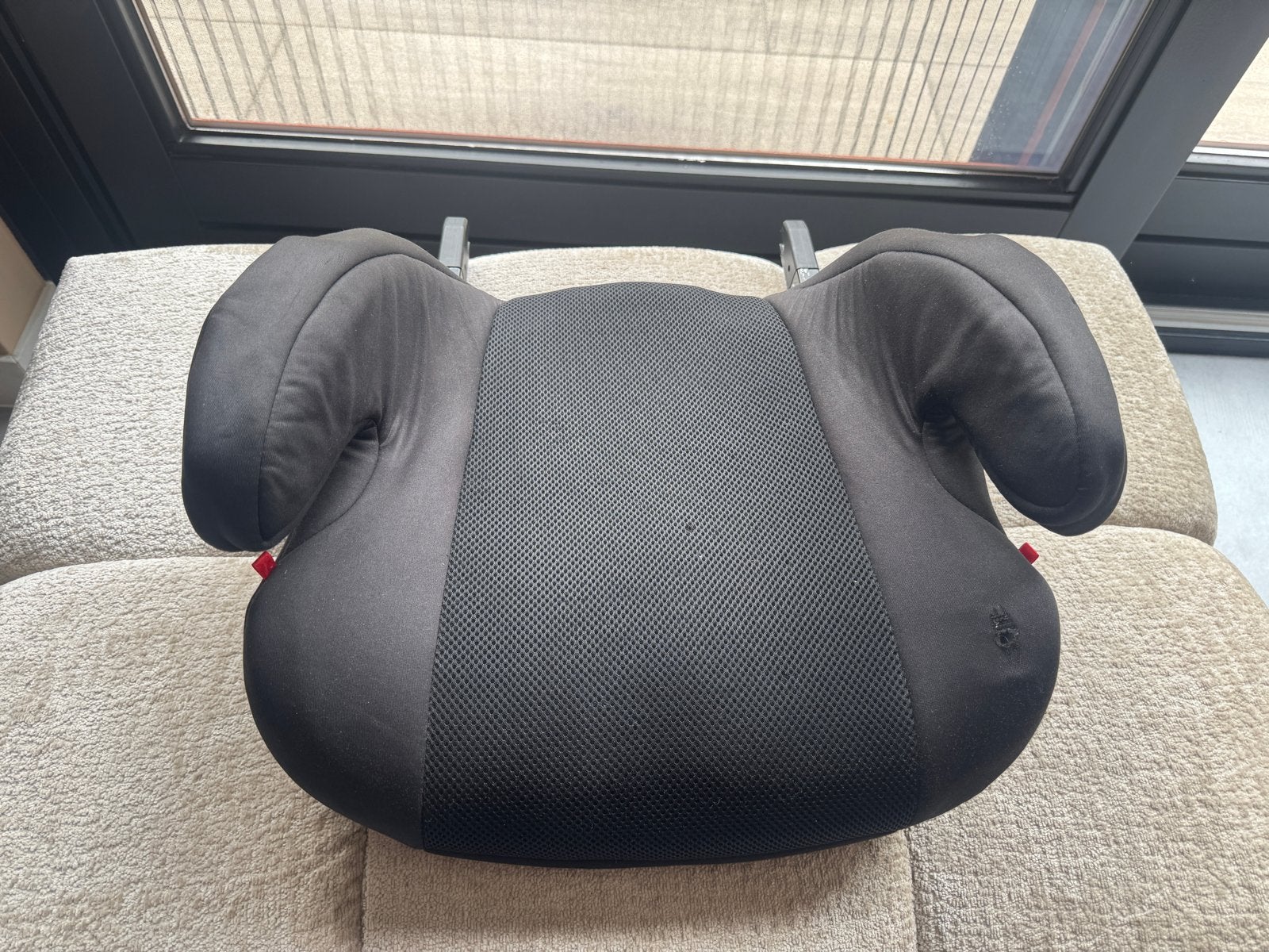 Zwarte zitverhoger met Isofix, 15-36 kg, Overige merken, Gebruikt, 15 t/m 36 kg, Isofix