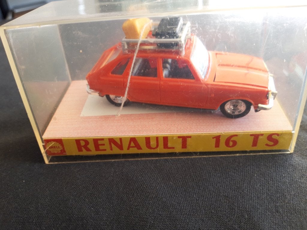 Renault 16 TS oranje – Minialuxe SHELL – 1:43, Ophalen of Verzenden, Zo goed als nieuw, Auto, Overige merken