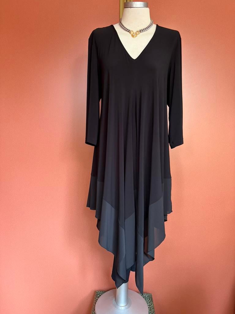 Prachtig Joseph Ribkoff  jurk zwart 48 nieuw😍moooi🥰❤️, Kleding | Dames, Grote Maten, Verzenden, Zo goed als nieuw, Zwart, Jurk