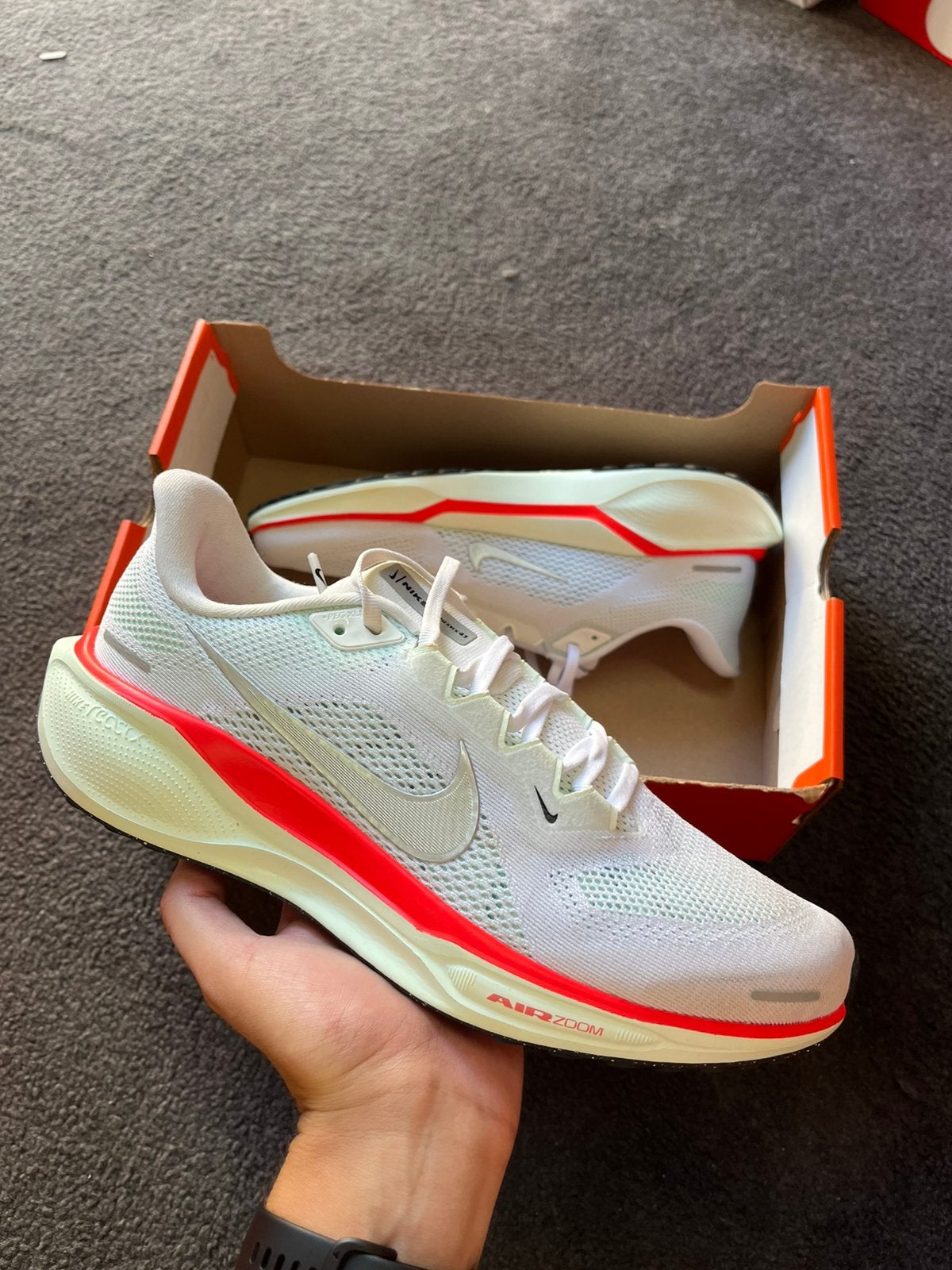 Nike Air Zoom Pegasus 41 Wit - Maat 42.5, Nieuw, M, Ophalen of Verzenden, M