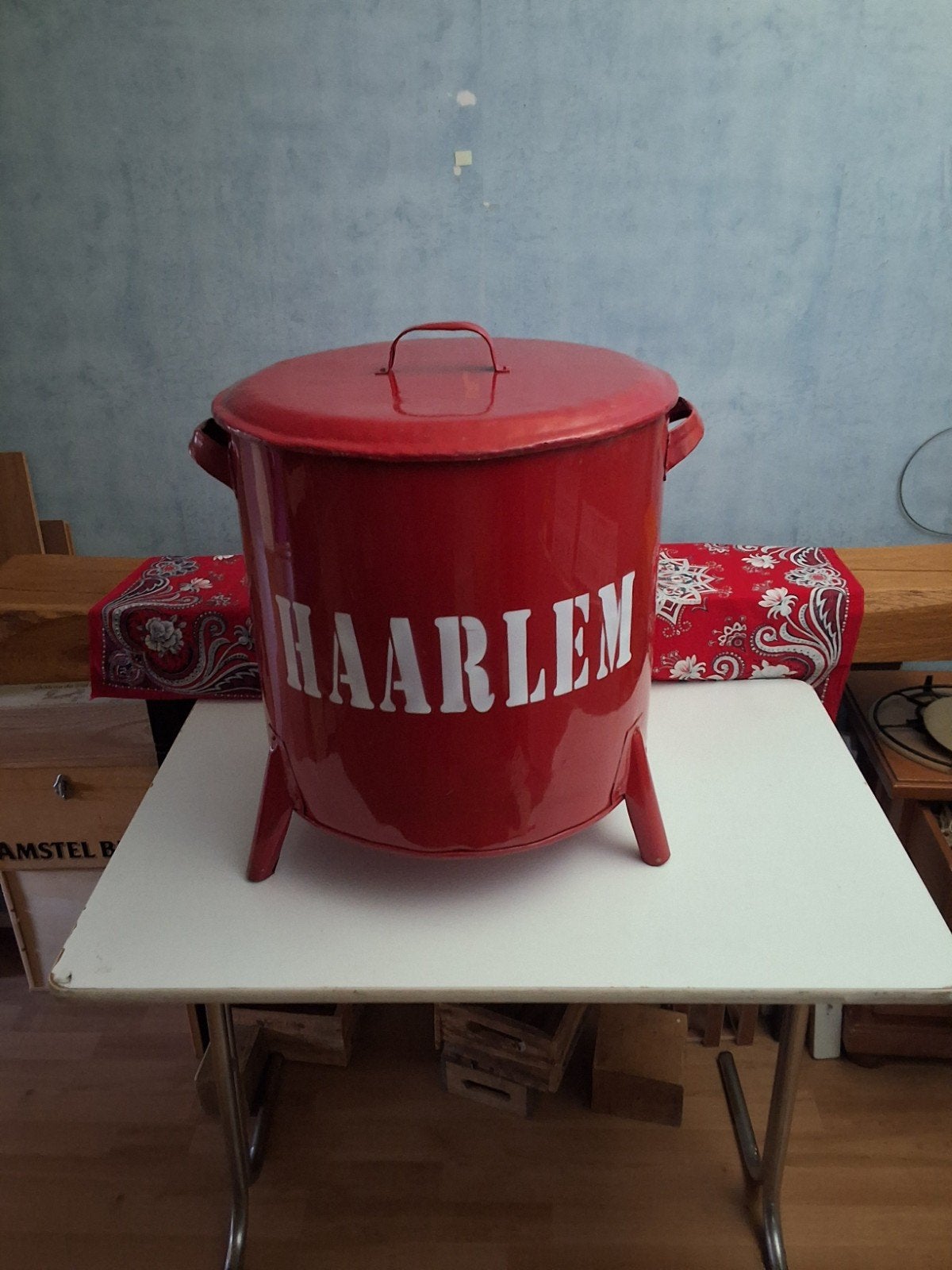 STOK OUD UIT DE JAREN 30 /40  WASKETEL   4 FOTO'S, Ophalen of Verzenden