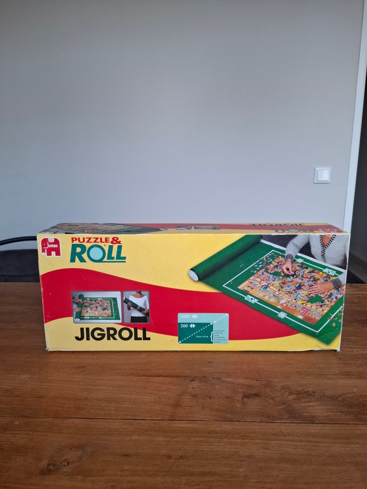 Jumbo Puzzle & Roll Jigroll voor puzzels tot 2000 stukjes, Hobby en Vrije tijd, Ophalen of Verzenden, Meer dan 1500 stukjes, Gebruikt