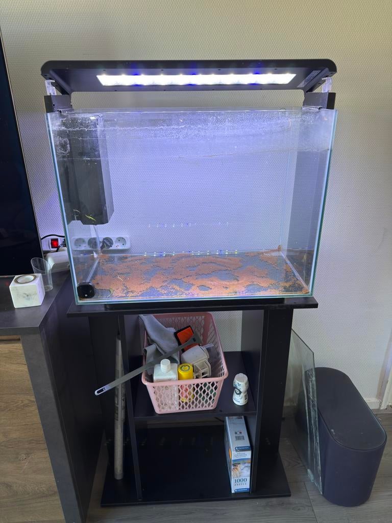 Super fish home 85 aquarium, Dieren en Toebehoren, Vissen | Aquaria en Toebehoren, Ophalen of Verzenden, Zo goed als nieuw, Leeg aquarium