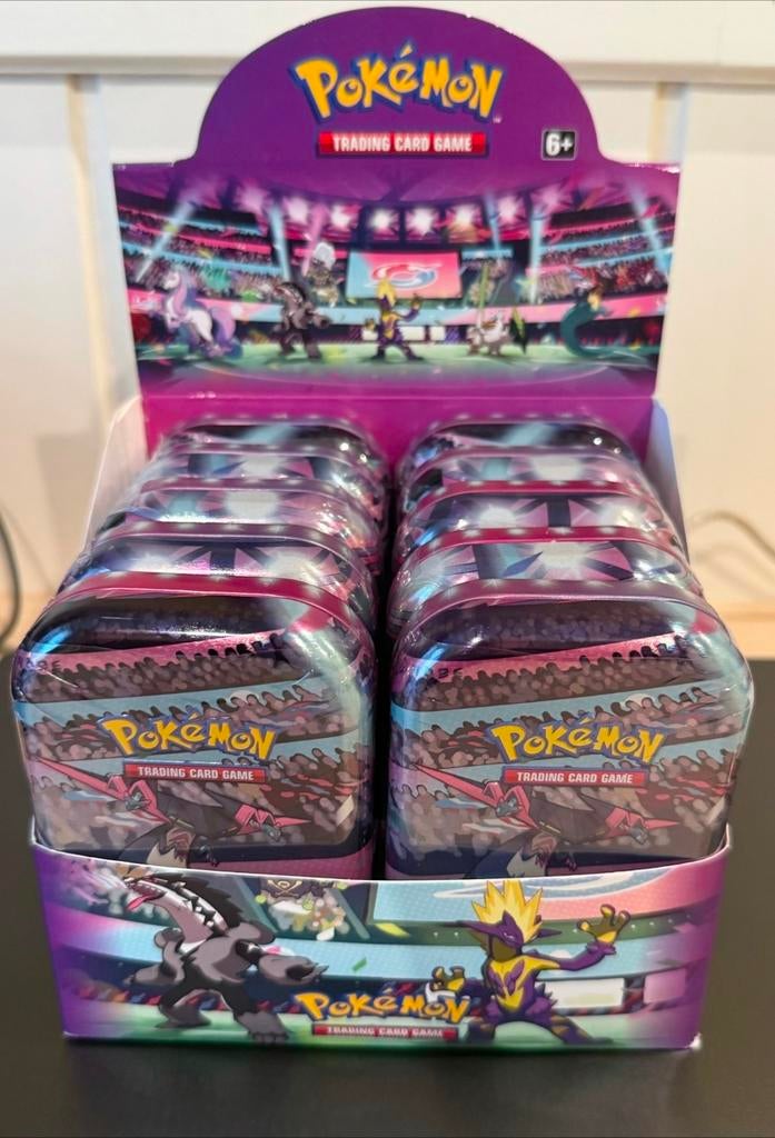 Pokémon TCG - Galar Power Mini Tin H21 + C22 Display, Ophalen of Verzenden, Nieuw, Overige typen