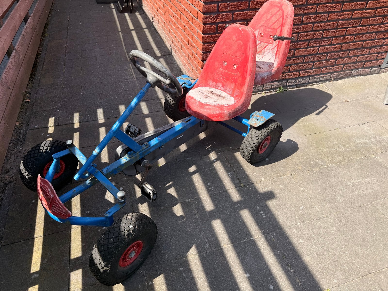 Berg skelter opknapper met lekke banden, Ophalen of Verzenden, Gebruikt, Berg, Duozit