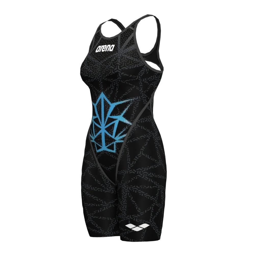 Nieuwe Arena W Powerskin Carbon Glide open rug Kneesuit LE, C.da Cisterna, 84/85 62029 Tolentino (MC) Italië, Zwart, Arena, Nieuw