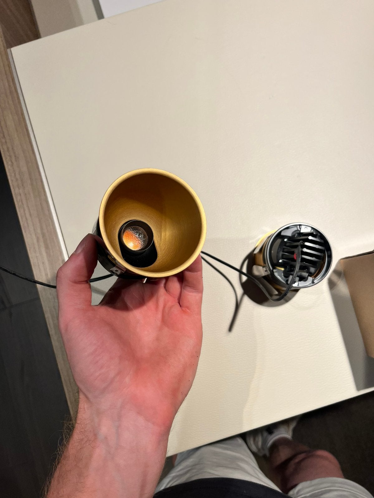 3X modular design spot Thimble adjustable gold., Ophalen of Verzenden, Zo goed als nieuw