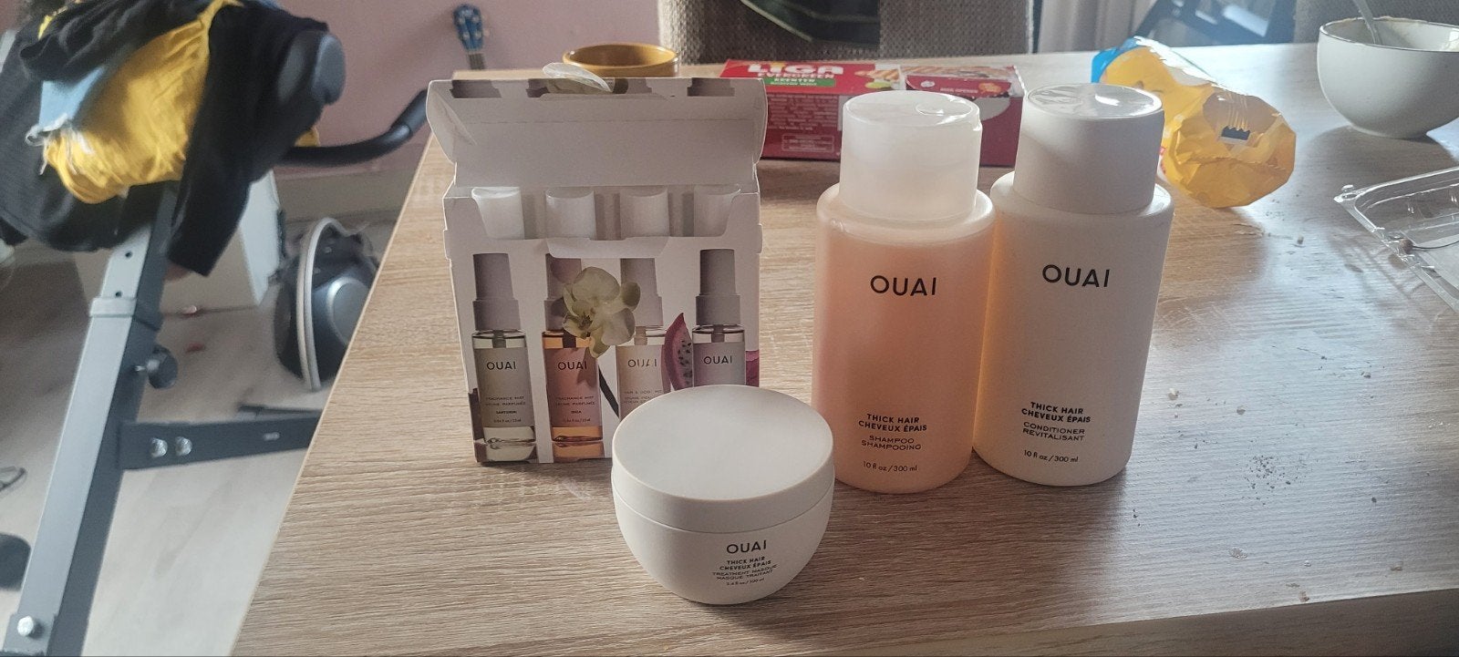 Ouai dikker haar set, Sieraden, Tassen en Uiterlijk, Uiterlijk | Haarverzorging, Ophalen of Verzenden, Nieuw, Shampoo of Conditioner