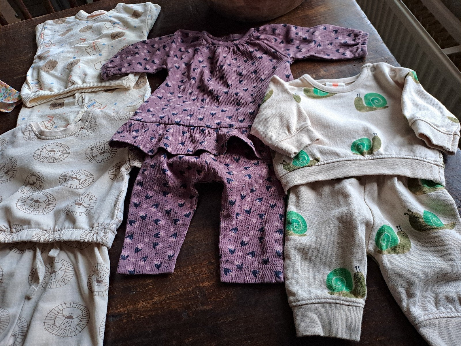 Baby starterset maat 50/56 - diverse merken, Ophalen of Verzenden, Zo goed als nieuw, Diverse merken, Meisje