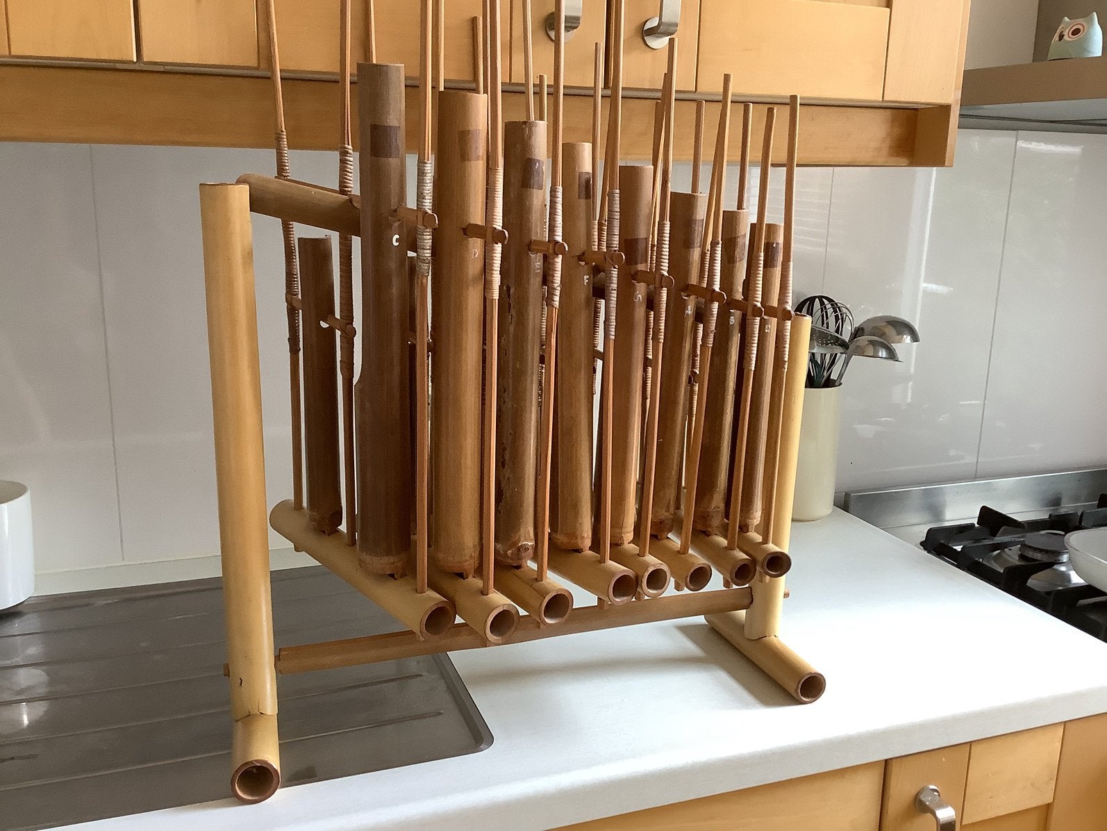 Indonesisch Angklung, Ophalen, Zo goed als nieuw