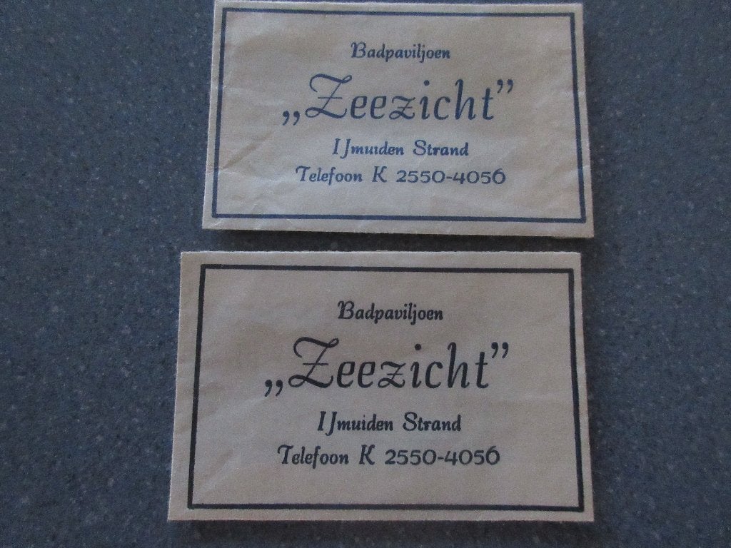 2 x IJmuiden, badpav. Zeezicht, Verzenden, Nederland