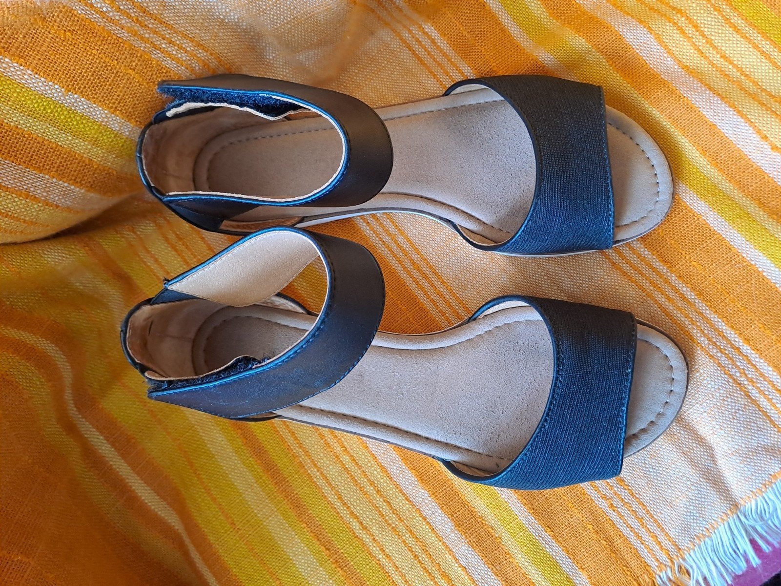 Gabor sandalen zwart maat 38, Zwart, Gabor, Gedragen, Sandalen of Muiltjes