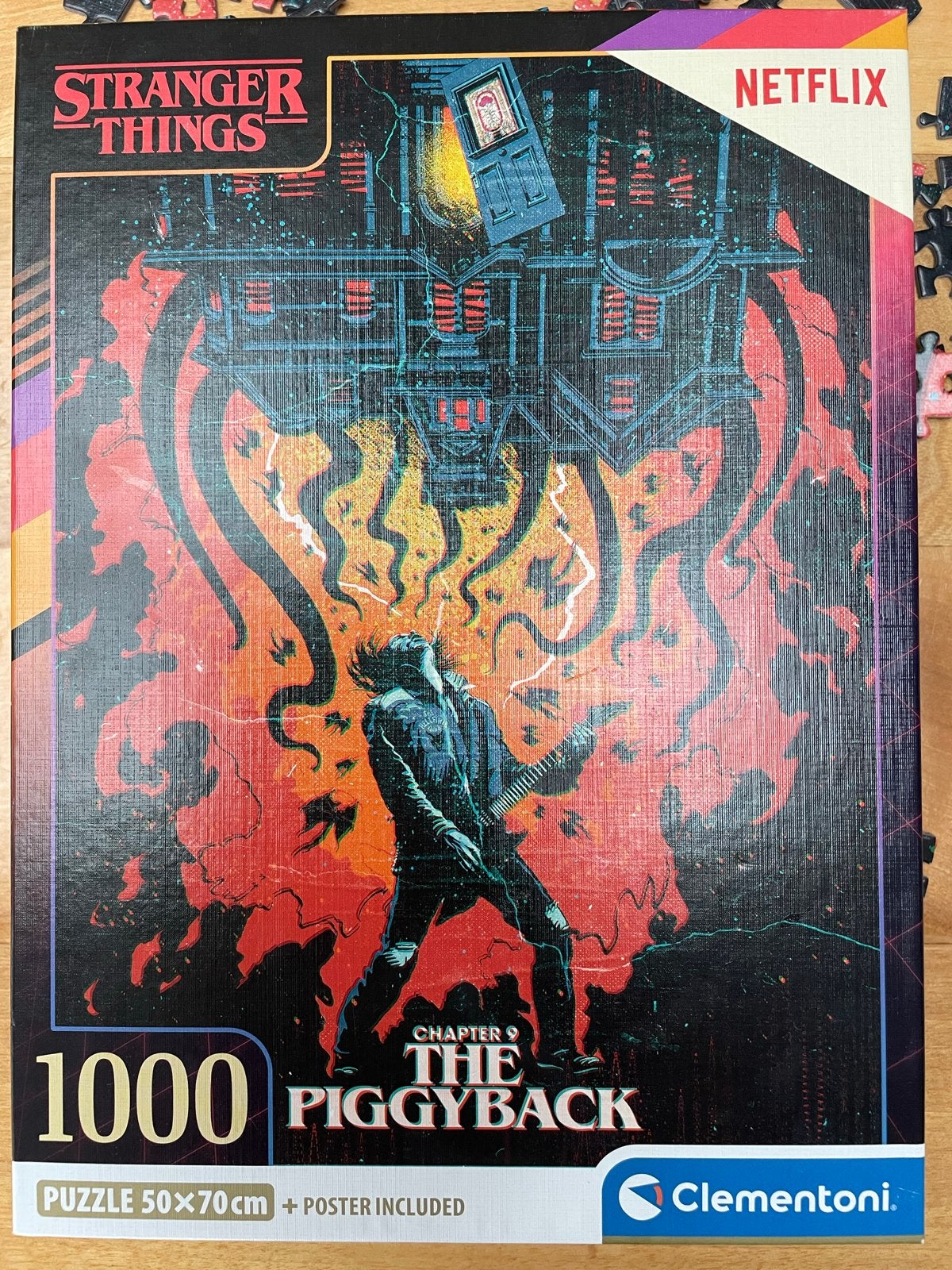 Stranger Things Puzzel 1000 stukjes - The Piggyback, Ophalen of Verzenden, 500 t/m 1500 stukjes, Zo goed als nieuw, Legpuzzel