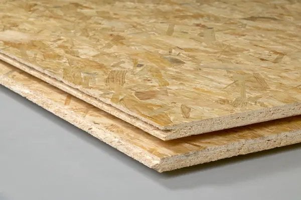 4 OSB nieuwe platen 18 mm dik, 1220x2440 met veer en groef, Doe-het-zelf en Verbouw, Hout en Planken, Ophalen, Gebruikt, Minder dan 25 mm
