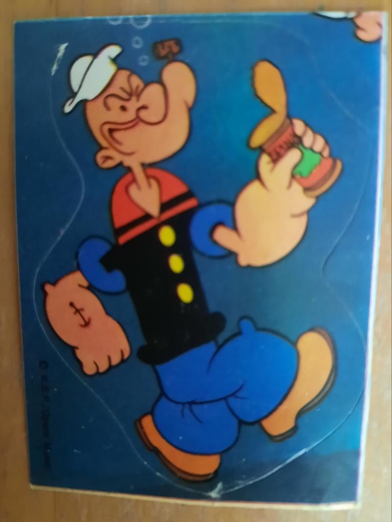 Popeye sticker, Verzamelen, Ophalen of Verzenden, Zo goed als nieuw, Bedrijf of Vereniging