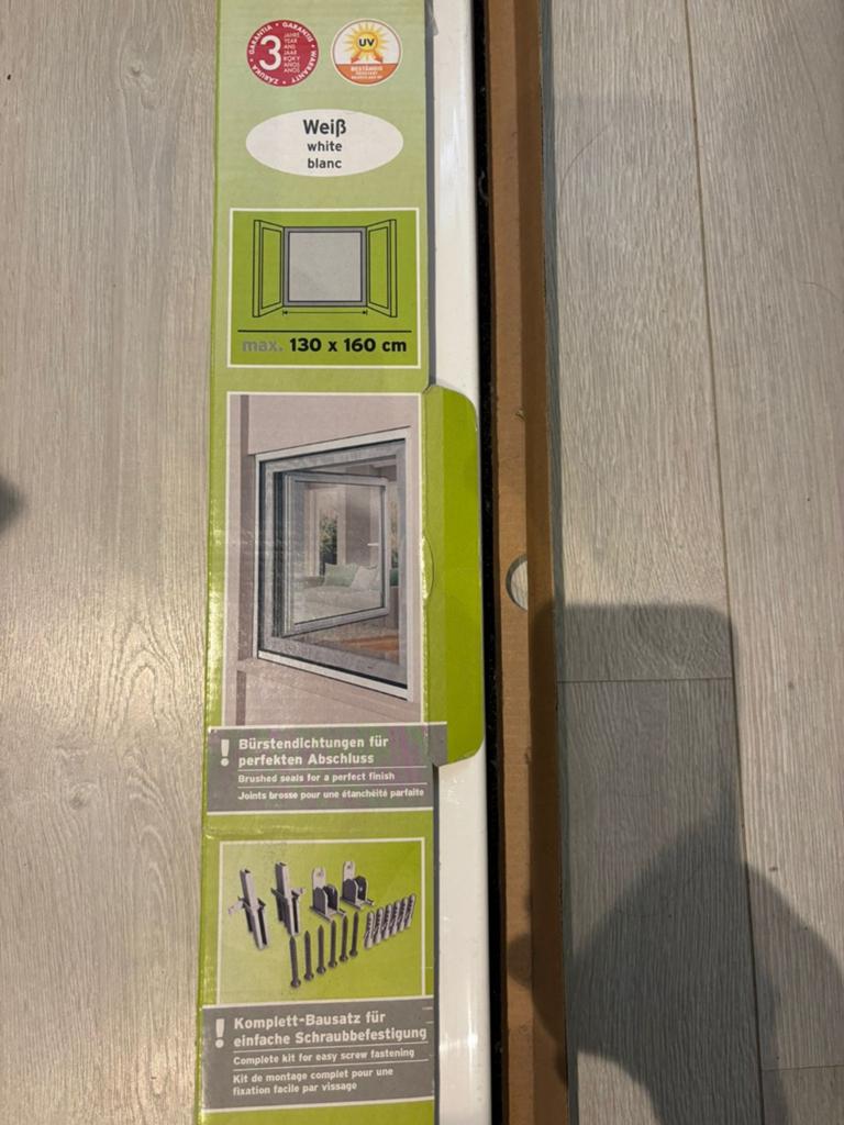 POWERFIX Profi Insectenrolgordijn - Nieuw in doos, Ophalen, Nieuw, Minder dan 200 cm