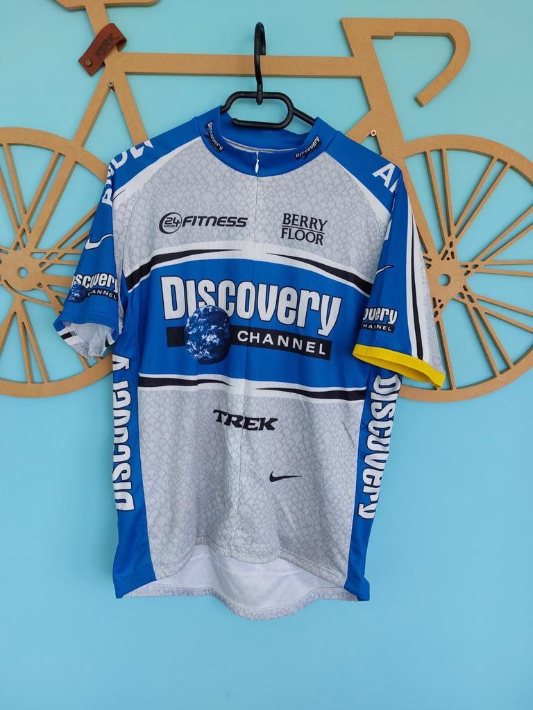WIELERSHIRT TEAM DISCOVERY CHANNEL ARMSTRONG, Ophalen of Verzenden, Overige typen