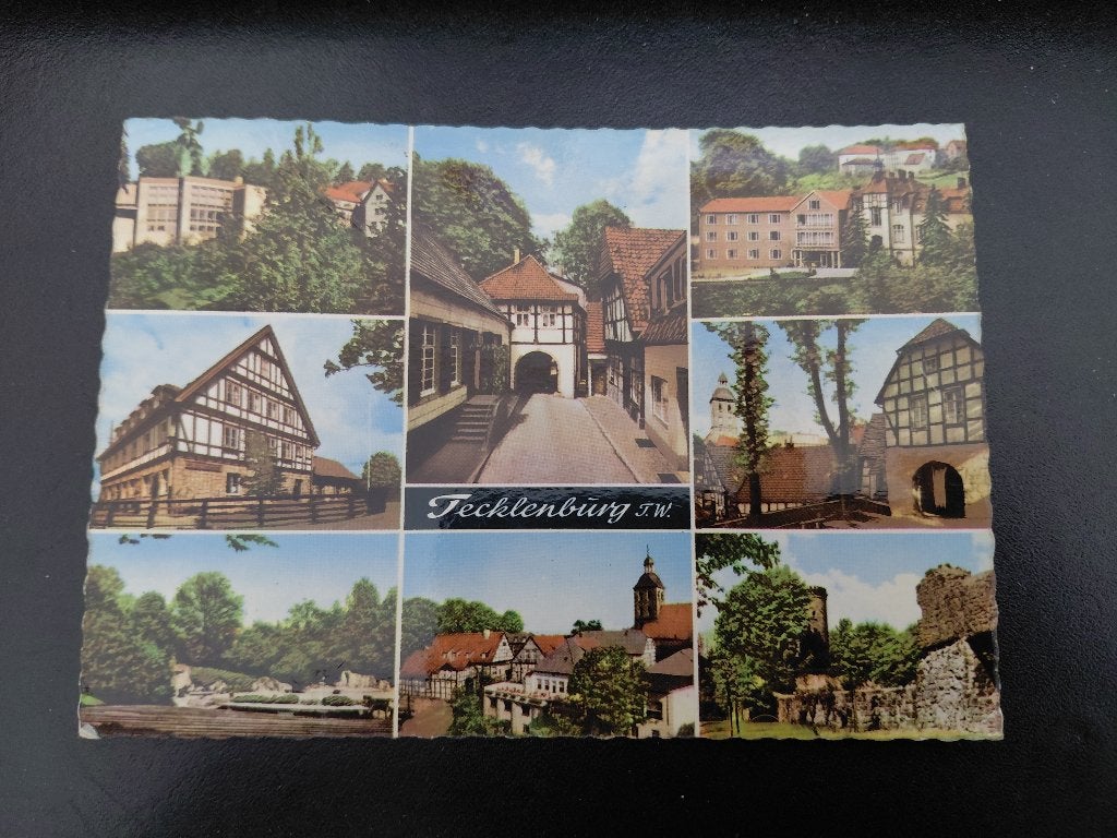 Duitsland, Tecklenburg, 8 luik, gelopen, 1964., Verzamelen, Verzenden, 1960 tot 1980, Gelopen, Duitsland