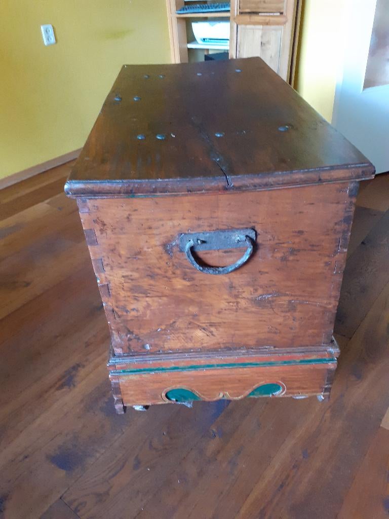 Javaanse bruidskist van teakhout, Antiek en Kunst, Antiek | Woonaccessoires, Ophalen
