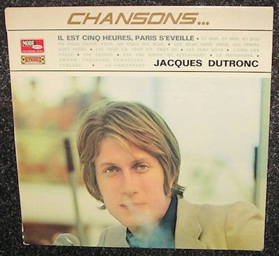 Jacques Dutronc – Chansons 1968 LP2159, Cd's en Dvd's, LP, Gebruikt, Pop, Ophalen of Verzenden