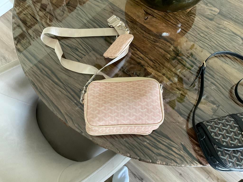Goyard tas creme kleur, Ophalen of Verzenden, Zo goed als nieuw, Rechthoekig