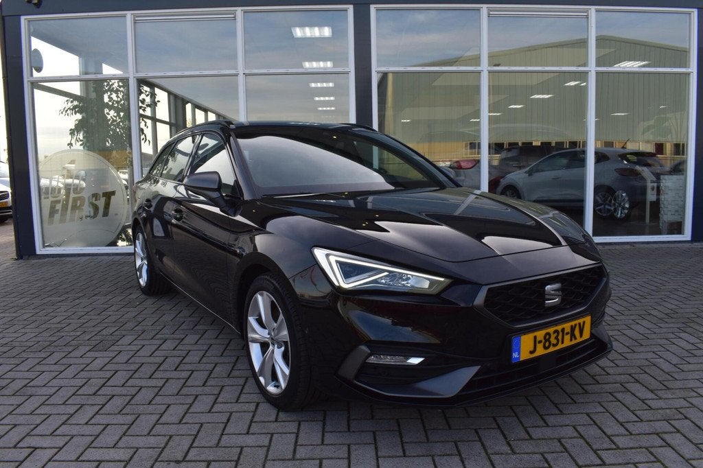 Seat Leon Sportstourer 1.5 eTSI FR Launch Edition|Automaat|V, Auto's, Euro 6, 4 cilinders, Leon, Origineel Nederlands