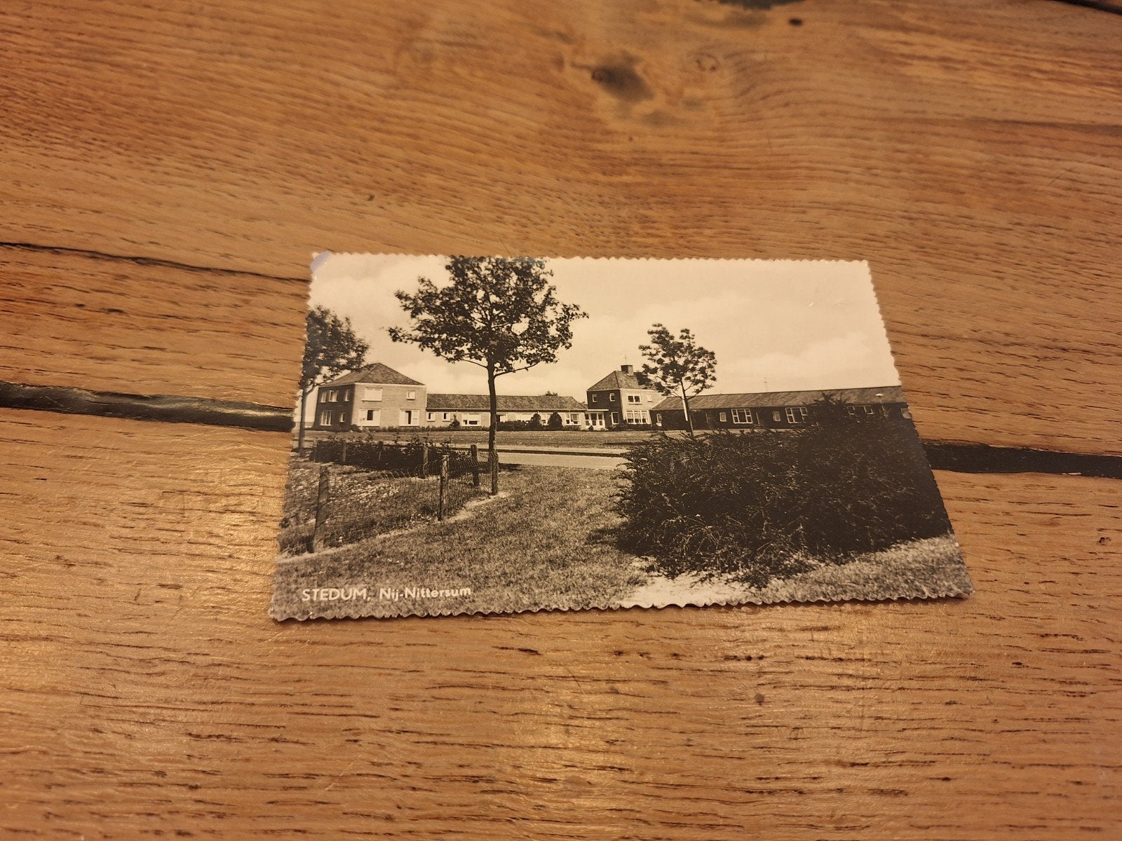 Hystorische ansichtkaart Stedum - Nij Nitterum, Verzamelen, Ophalen of Verzenden, Voor 1920, Gelopen