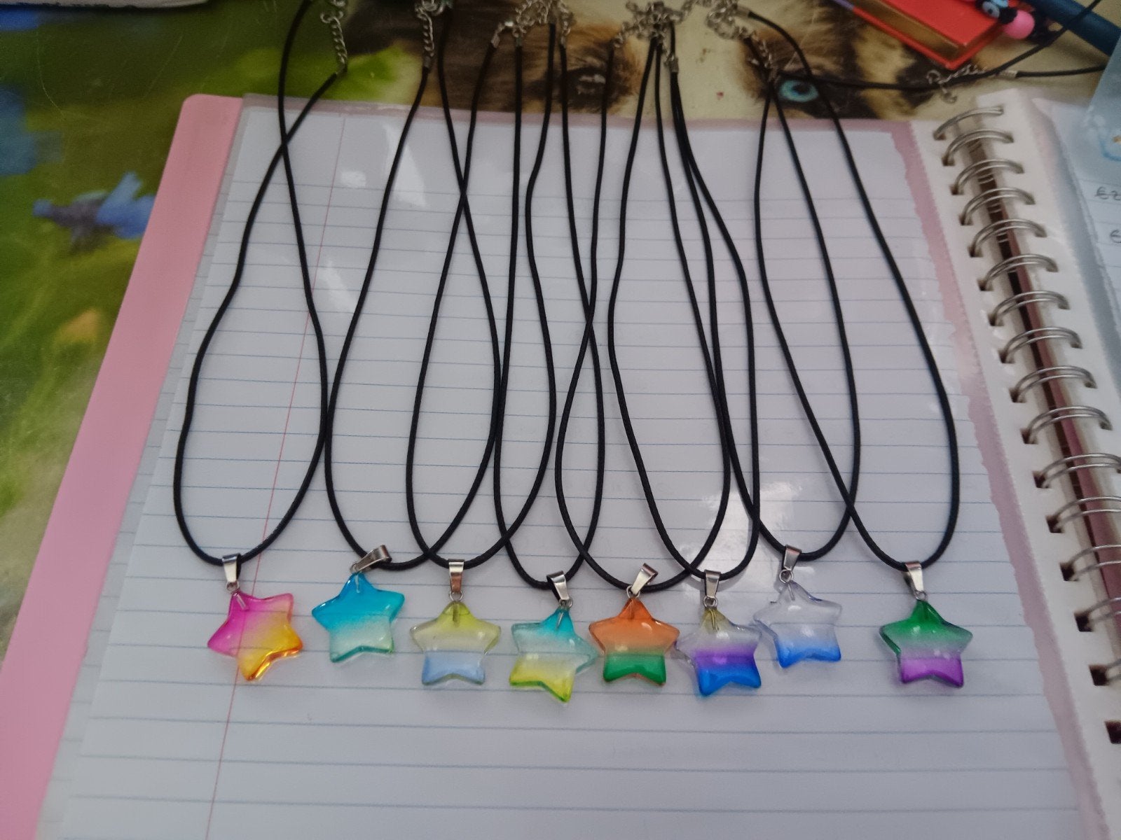 steren ketting, Sieraden, Tassen en Uiterlijk, Met hanger, Kunststof, Overige kleuren, Nieuw