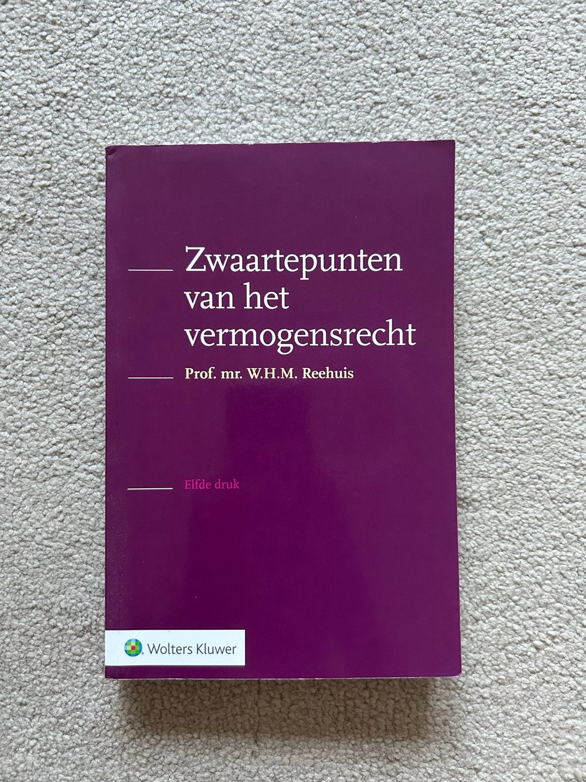 Zwaartepunten van het vermogensrecht - Goede staat, Ophalen of Verzenden, Gamma, Zo goed als nieuw, WO