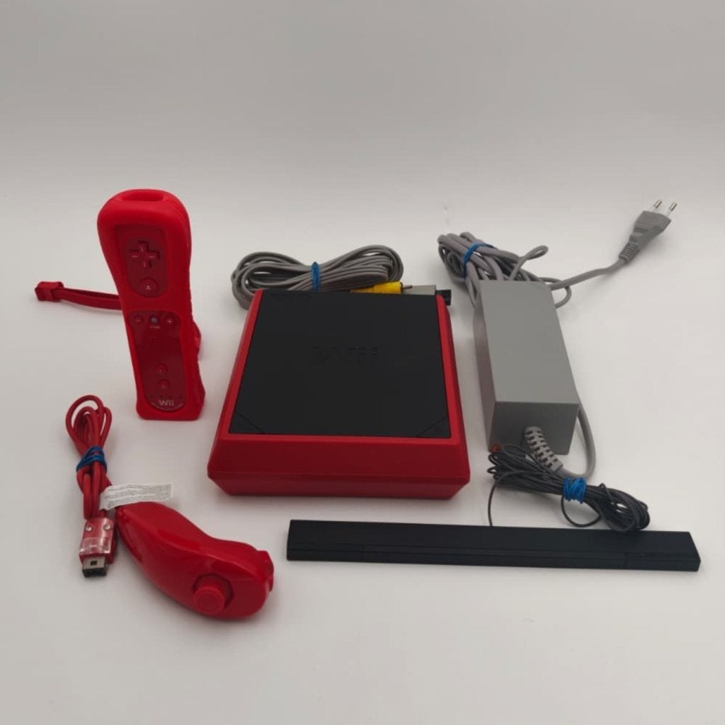 Nintendo Wii Mini console rood + controller Motion+ Nun Chuc, Nintendo, Zo goed als nieuw, Support@nintendo.com, 11-1 Hokotate-cho, Kamitoba, Minami-ku
Kyoto 601-8501
Japan