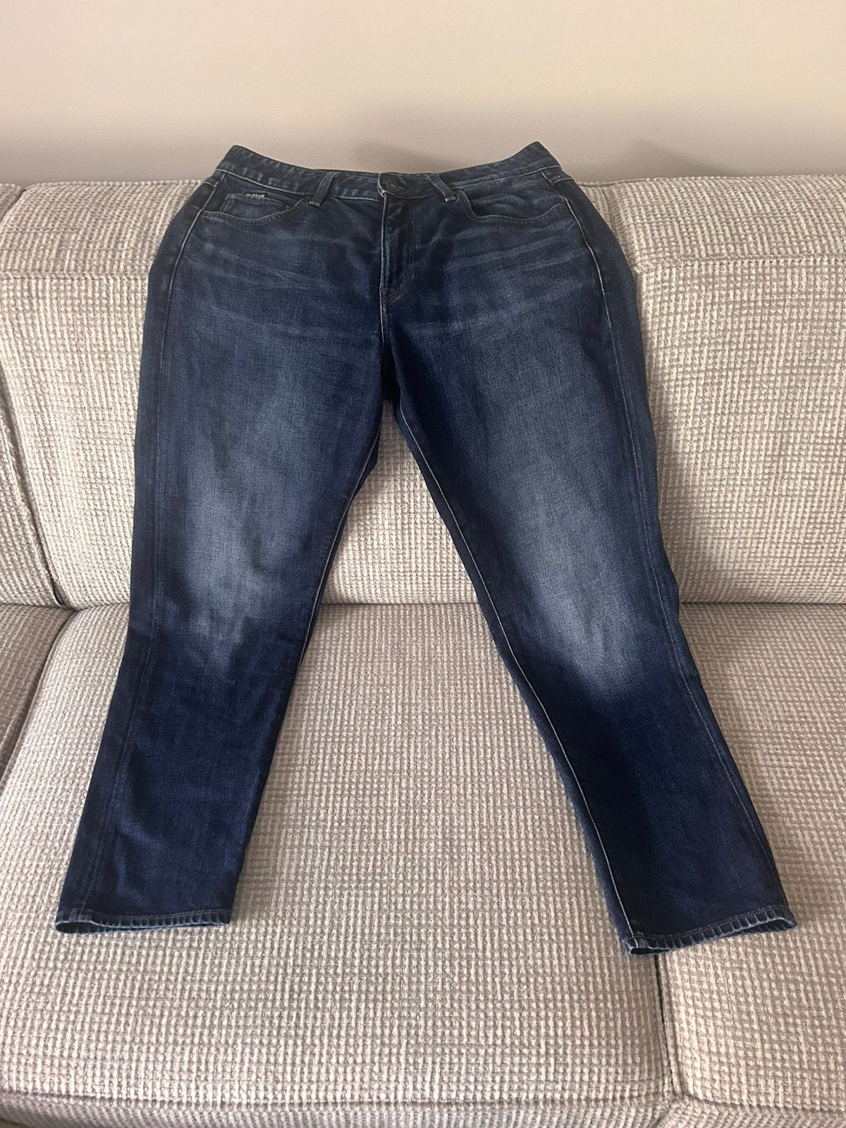 G-Star broek, Ophalen, Zo goed als nieuw, Blauw, W27 (confectie 34) of kleiner