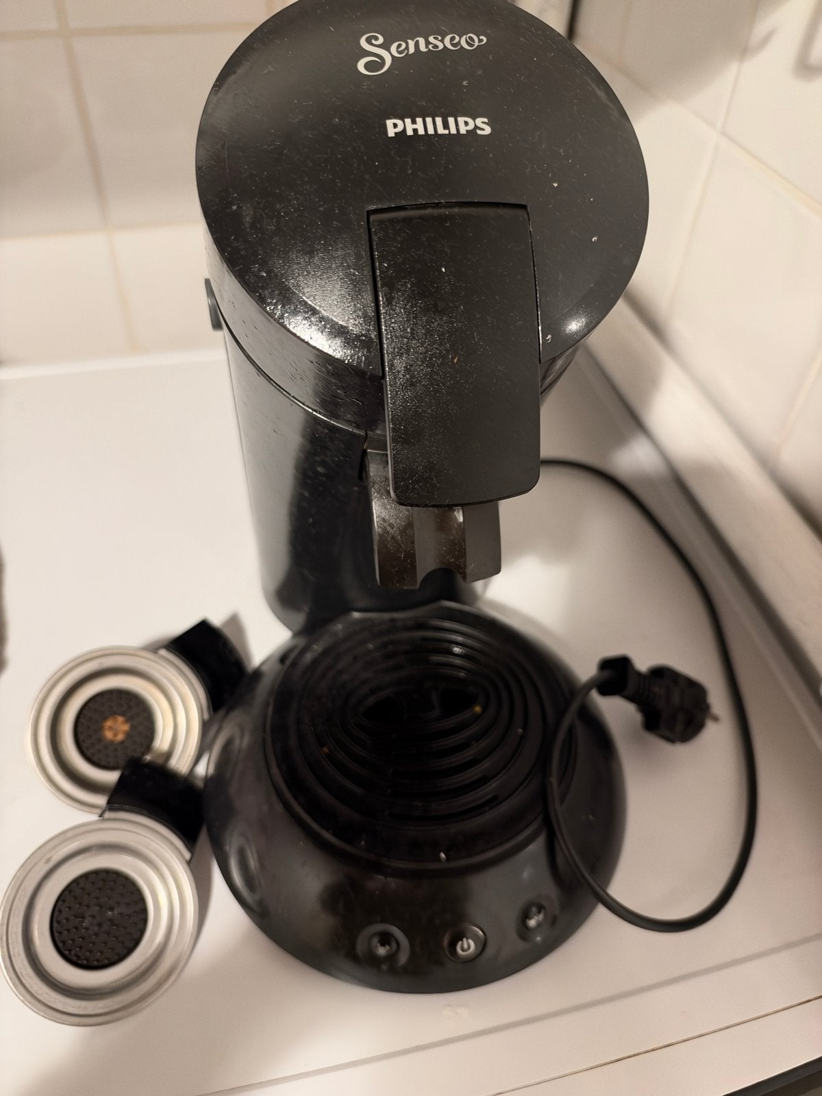 Philips Senseo Koffiezetapparaat - Zwart, Ophalen, Koffiepads en cups, Gebruikt, Koffiemachine