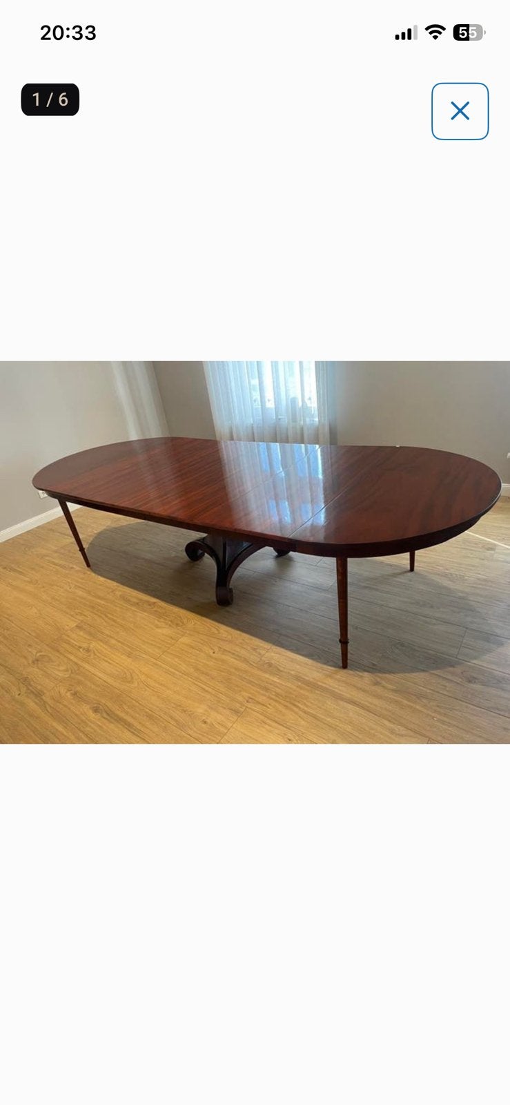 Coulissen tafel eettafel ovale grote tafel