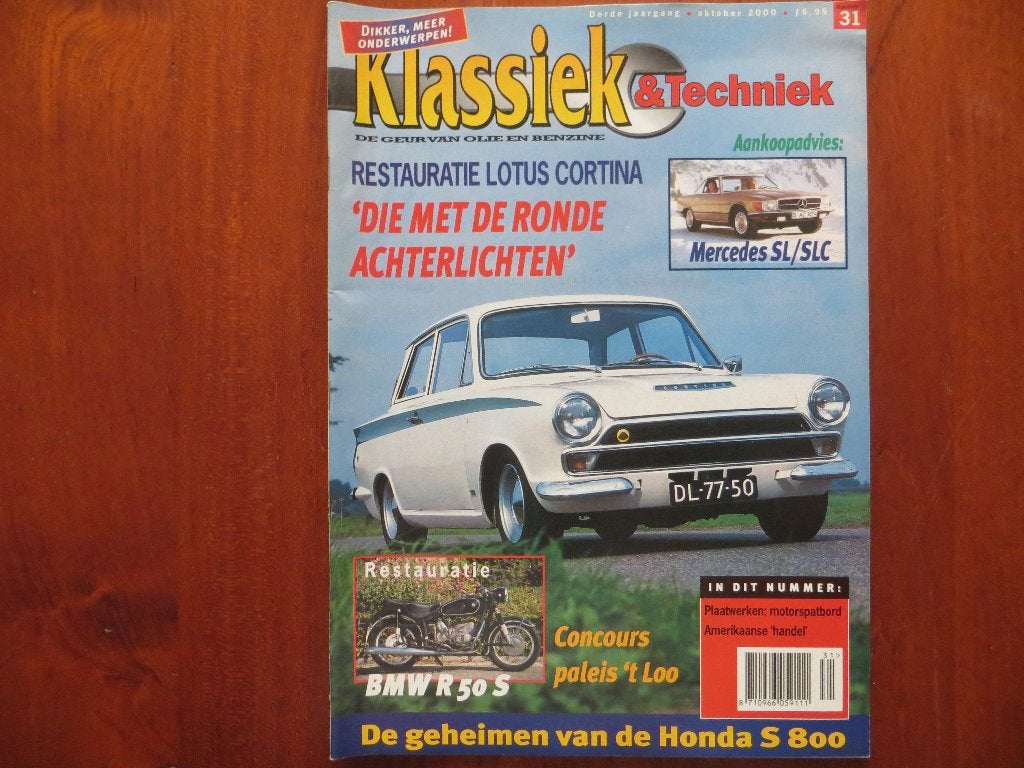 Klassiek & Techniek 31 Lotus Cortina, Mercedes-Benz SL / SLC, Ophalen of Verzenden, Nieuw, Mercedes