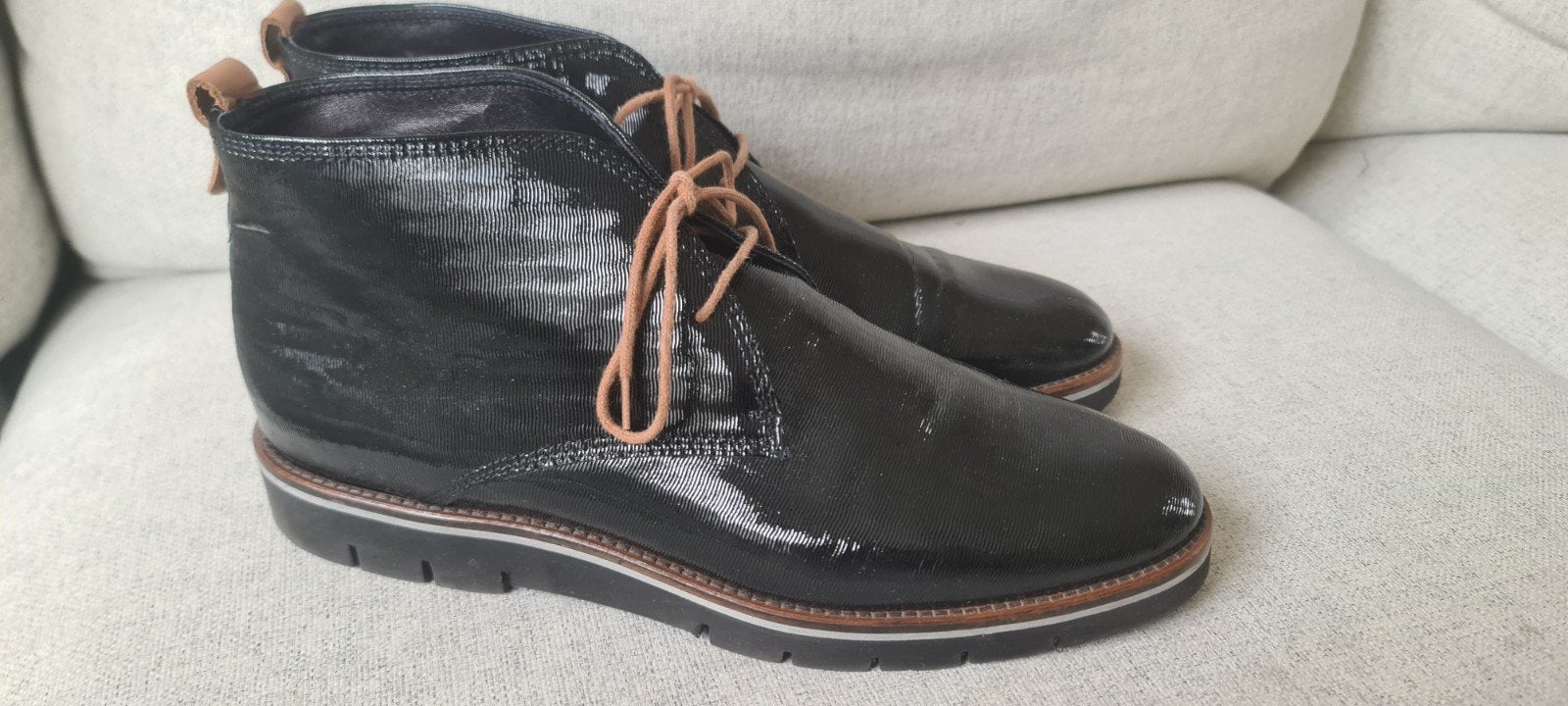 nieuwe schoenen 41 Maripe lakleer zwart veters veterschoenen, Schoenen met lage hakken, Zwart, Nieuw, Ophalen of Verzenden