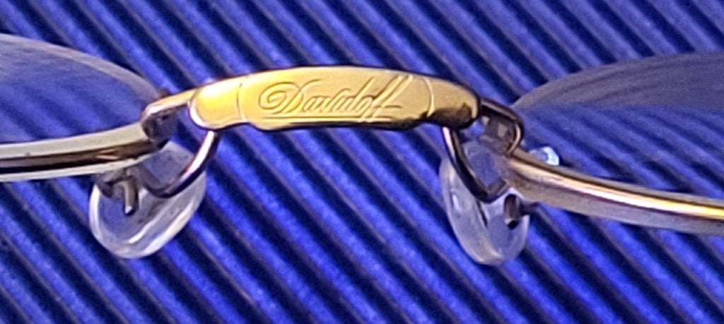 Davidoff vintage bril 12K goudgevuld, Gebruikt, Wit, Bril, Ophalen