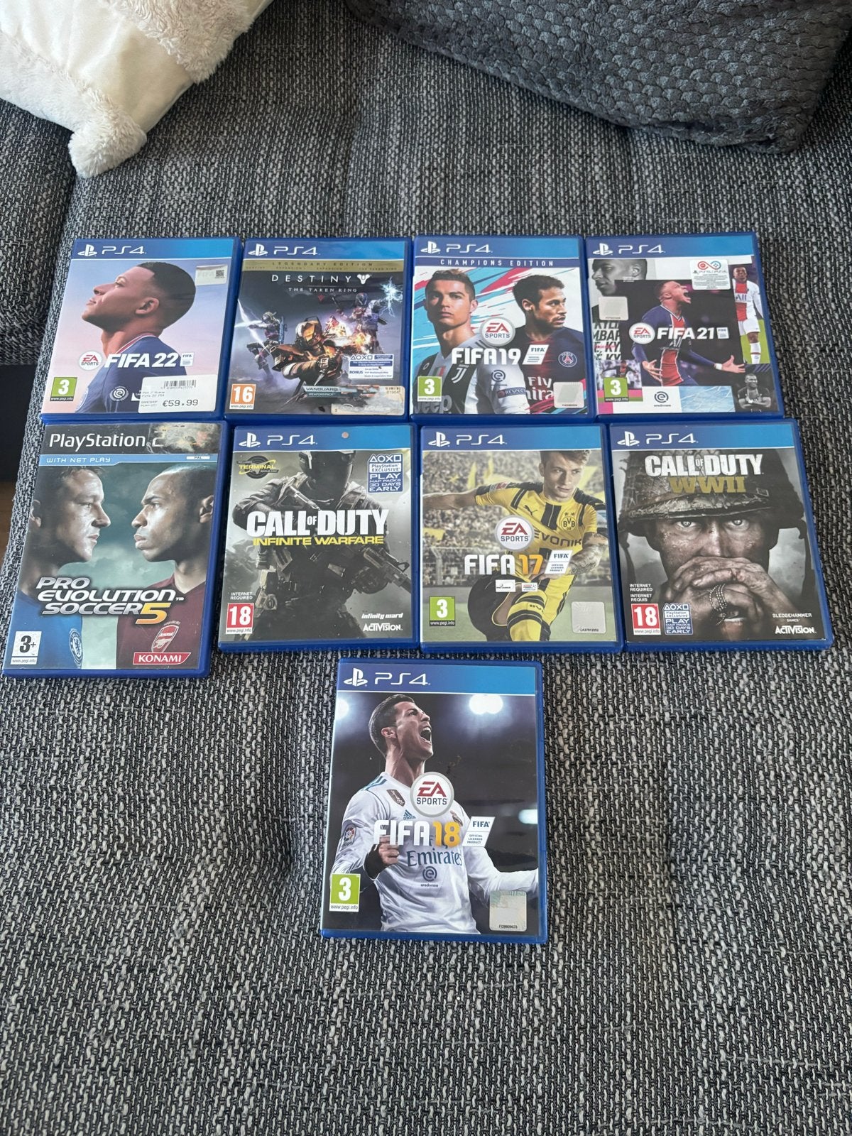 Diverse PlayStation 4 en Xbox 360 games, Gebruikt, Vanaf 18 jaar, Overige genres, 1 speler